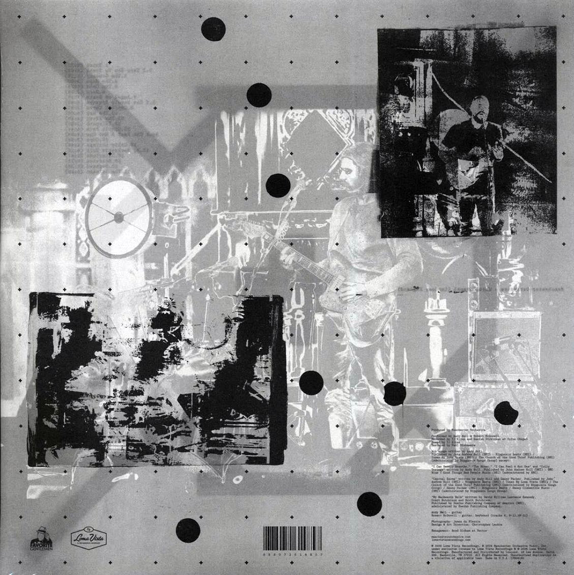 Manchester Orchestra - Union Chapel: London, England (2xLP) (blue vinyl) vinyl LP back cover