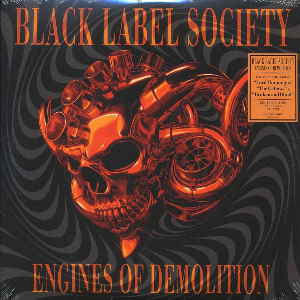 Black Label Society - Engines Of Demolition (ltd. ed.) (2xLP) (orange vinyl) vinyl LP front cover
