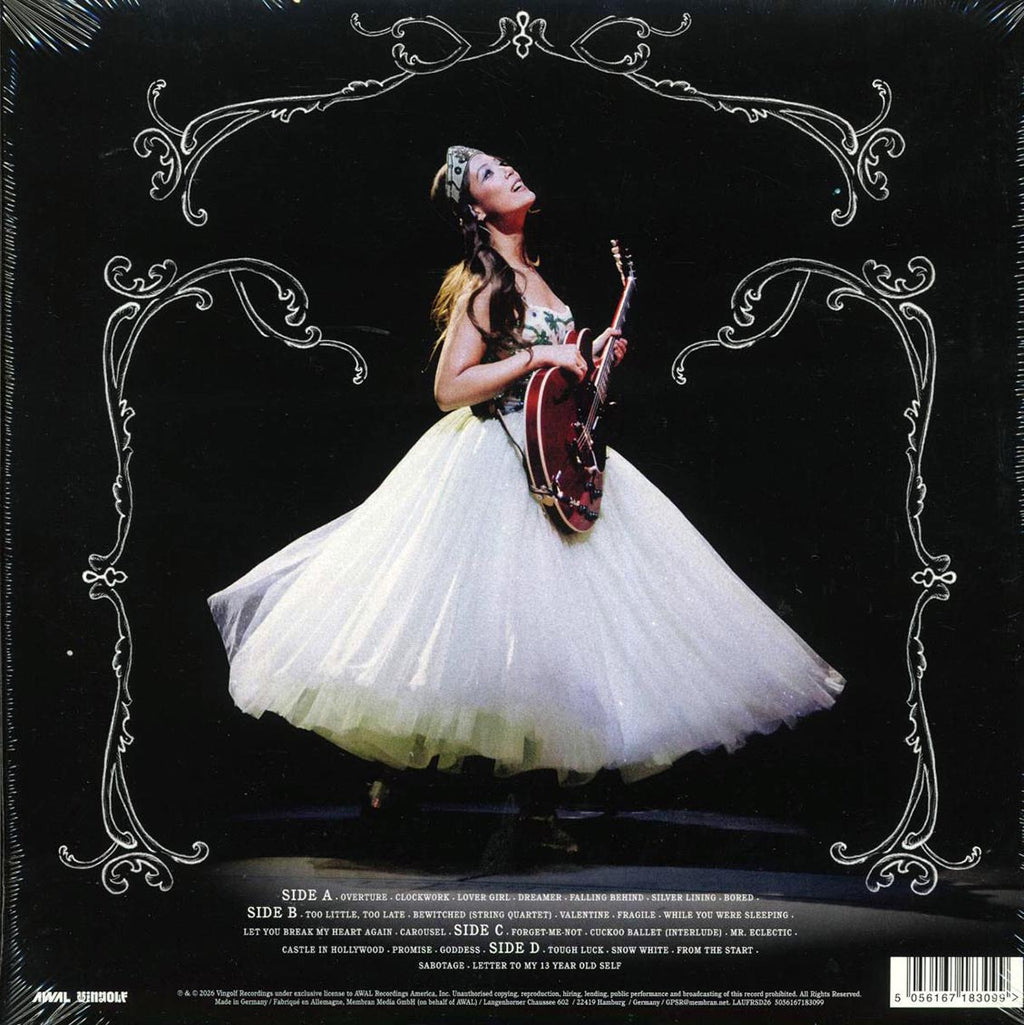 Laufey - A Matter Of Time (Live At Madison Square Garden) (RSD 2026) (2xLP) (red vinyl) vinyl LP back cover