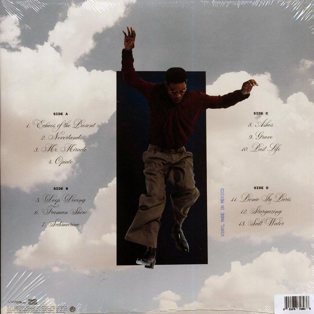 Kid Cudi - Free (2xLP) (blue vinyl) vinyl LP back cover