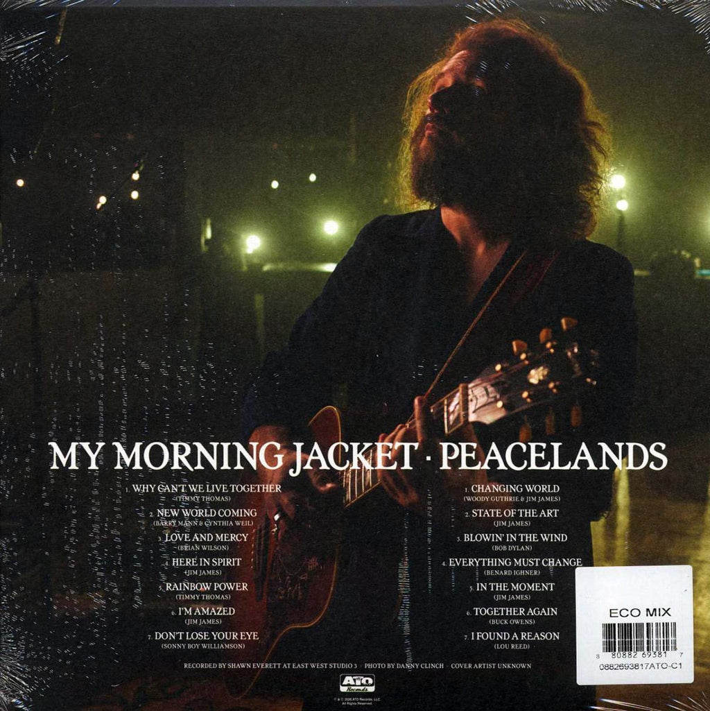 My Morning Jacket - Peacelands (colored vinyl) vinyl LP back cover