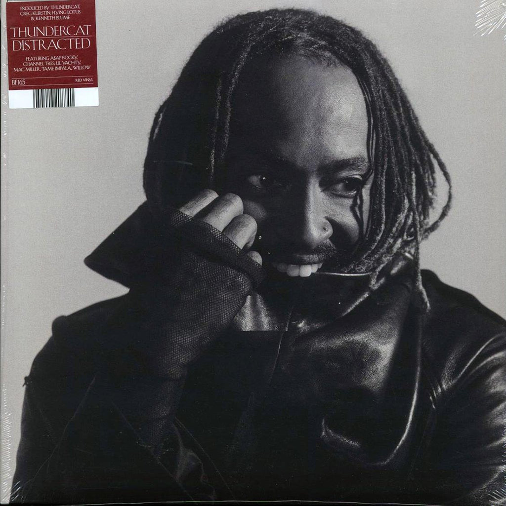 Thundercat - Distracted (red vinyl) vinyl LP front cover