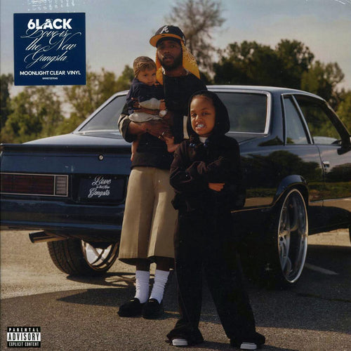 6lack - Love Is The New Gangsta (clear vinyl) vinyl LP front cover