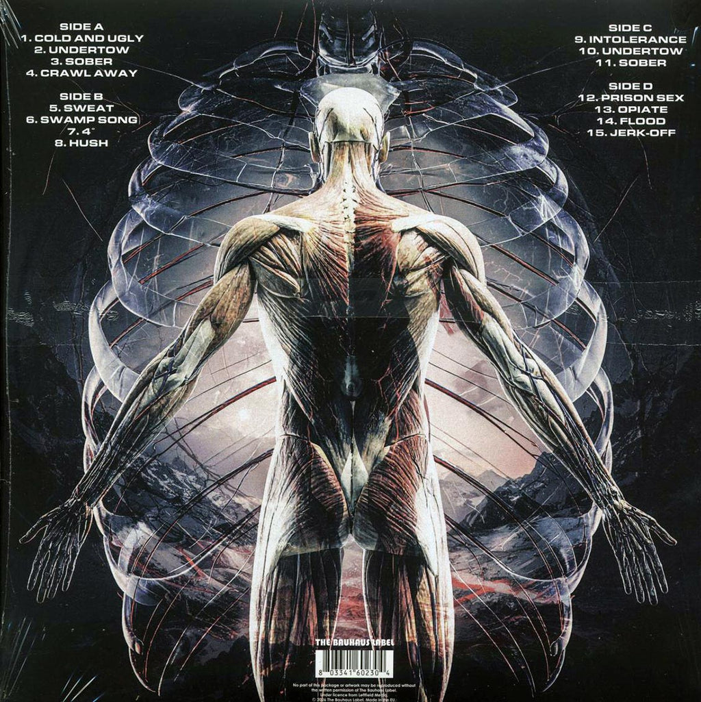 Tool - Live At The Jello Loft (2xLP) (clear vinyl) vinyl LP back cover