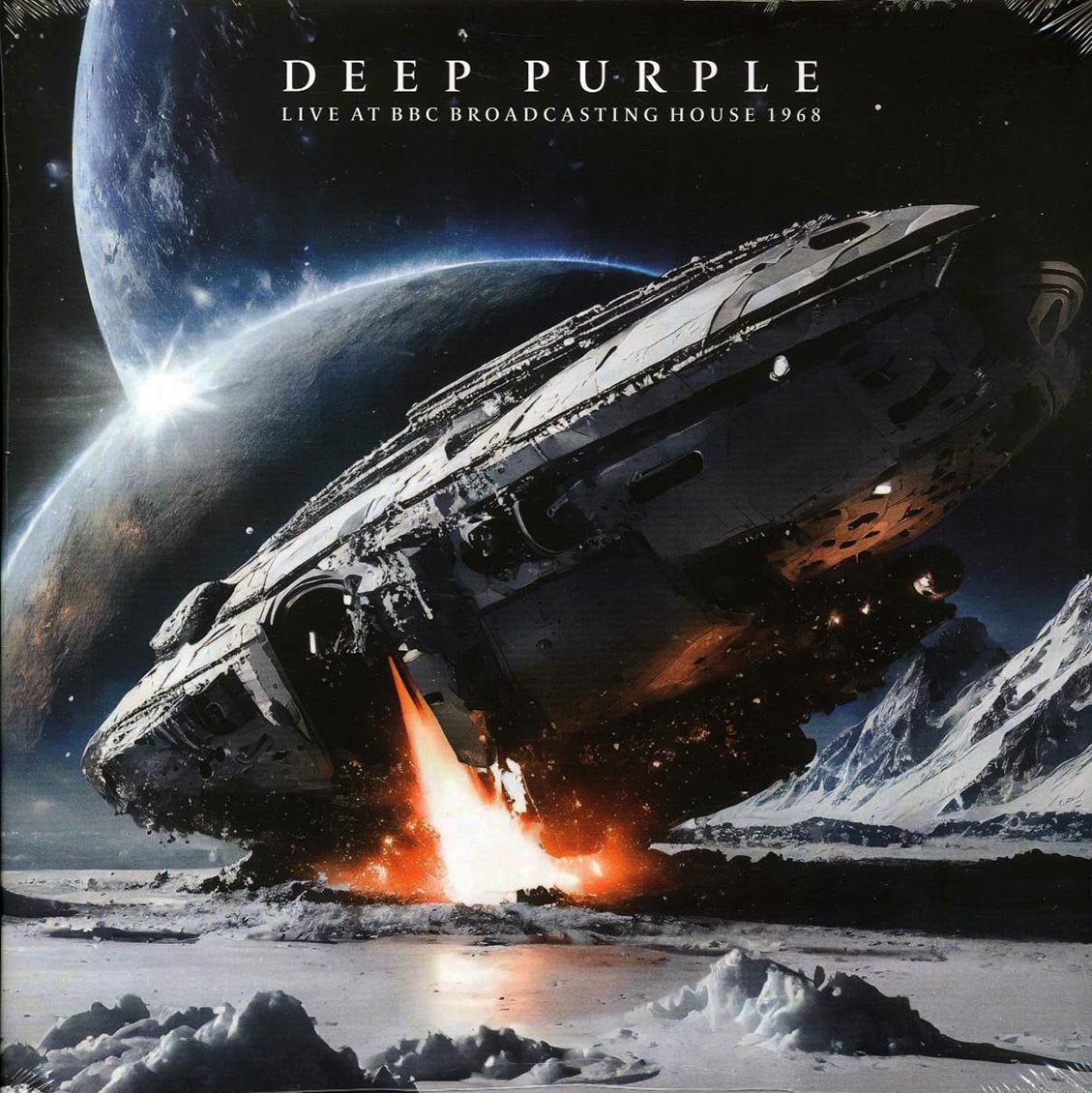 Deep Purple - Live At BBC Broadcasting House 1968 (2xLP) (purple vinyl) vinyl LP front cover