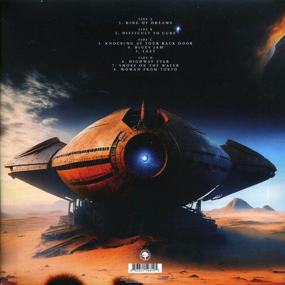 Deep Purple - Live Olympia Stadium Sao Paulo Volume 2 (2xLP) (purple vinyl) vinyl LP back cover