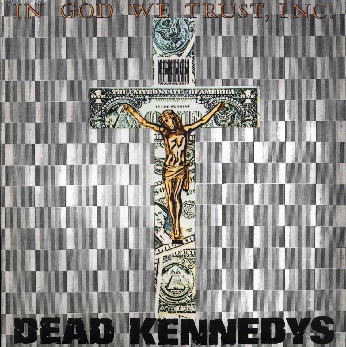 Dead Kennedys - In God We Trust, Inc. (grey vinyl) vinyl LP front cover