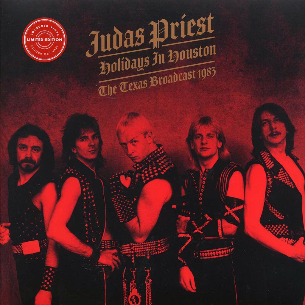 Judas Priest - Holidays In Houston: The Texas Broadcast 1983 (colored vinyl) vinyl LP front cover