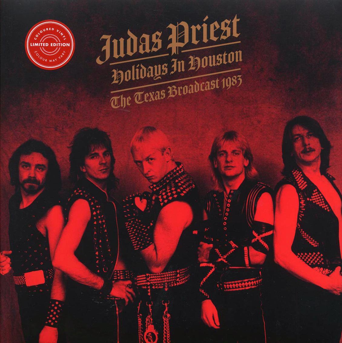 Judas Priest - Holidays In Houston: The Texas Broadcast 1983 (colored vinyl) vinyl LP front cover