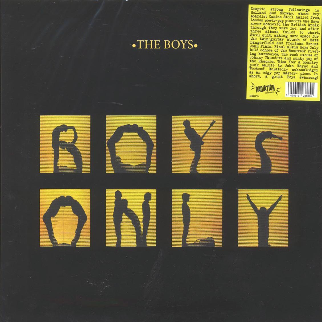 The Boys - Boys Only vinyl LP front cover