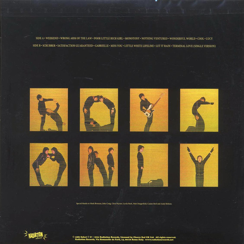 The Boys - Boys Only vinyl LP back cover