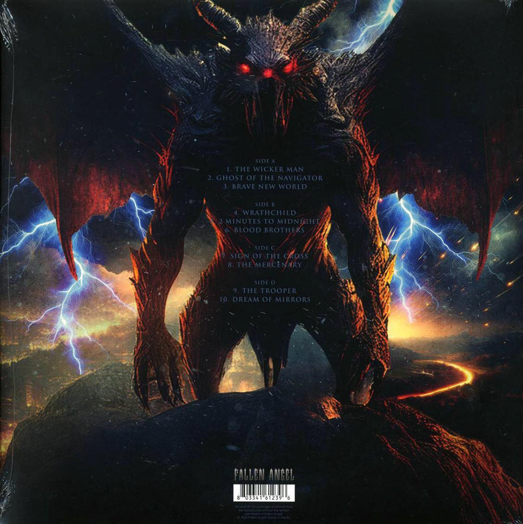 Iron Maiden - Nightmare Over Nijmegen Volume 1 (2xLP) (red/white splatter vinyl) vinyl LP back cover