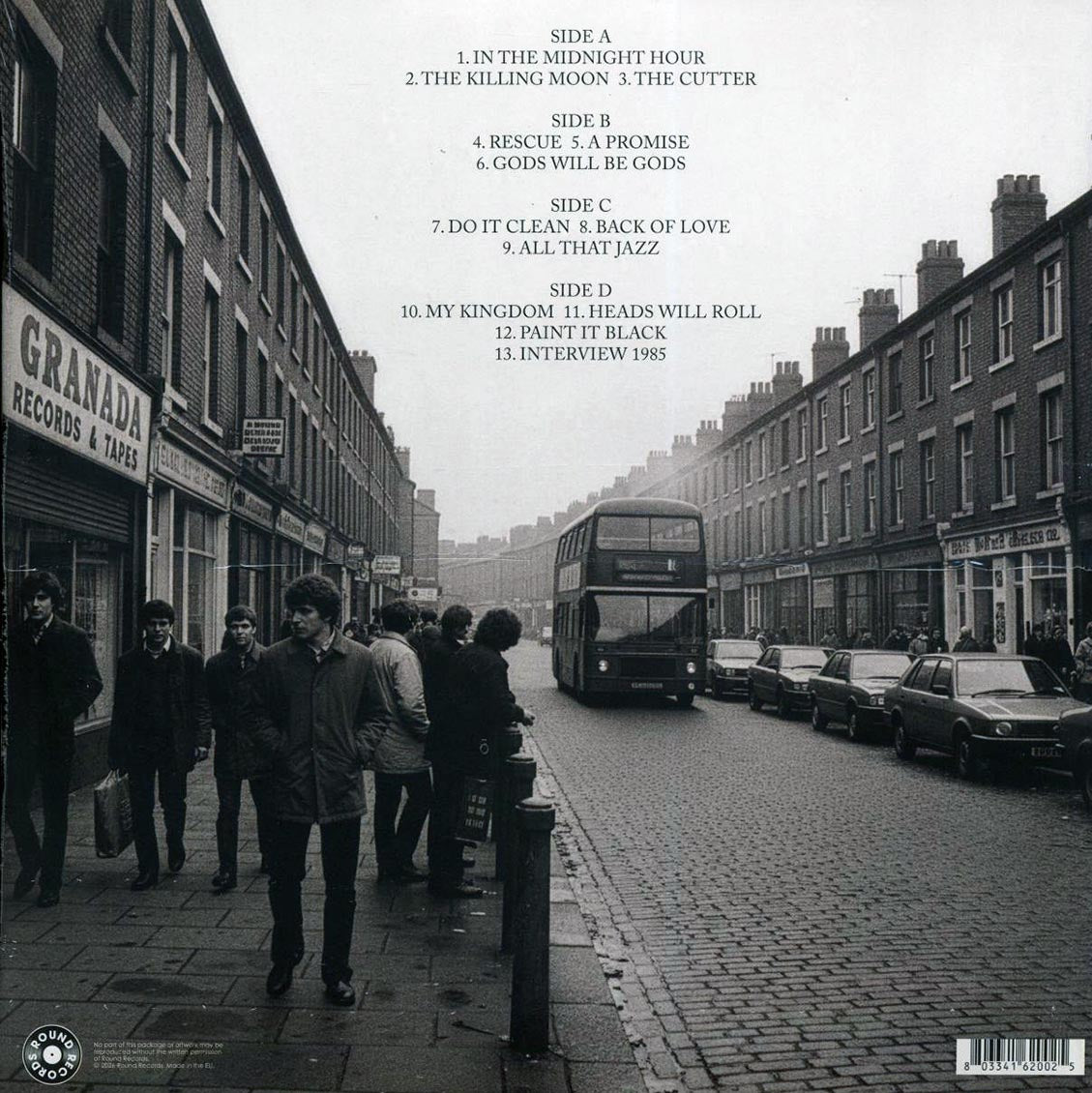 Echo & The Bunnymen - A Swedish Promise: Gothenburg, Sweden, 25th April 1985 (2xLP) vinyl LP back cover