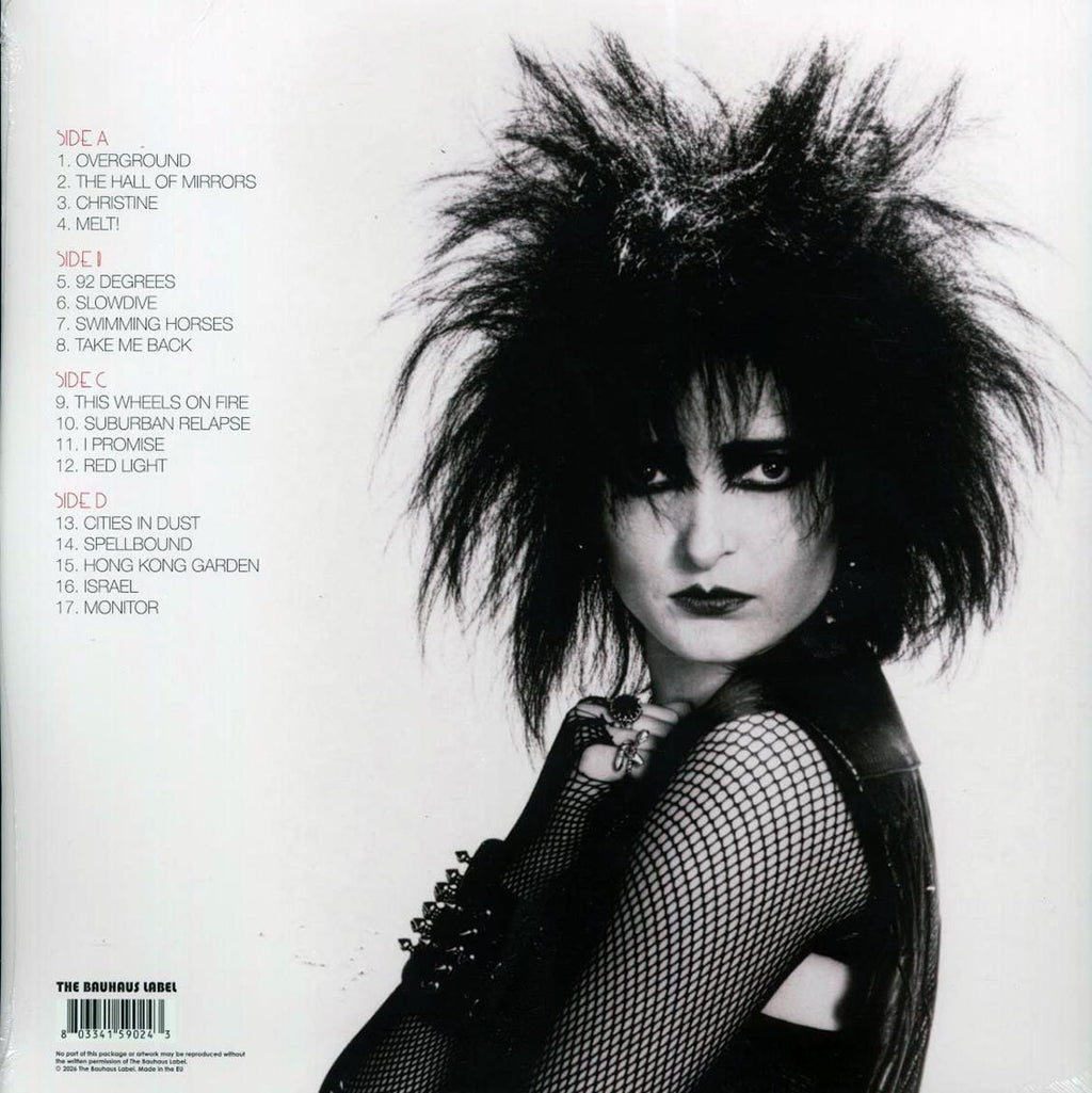 Siouxsie & The Banshees - Just Landed: Florida Broadcast 1987 (2xLP) vinyl LP back cover