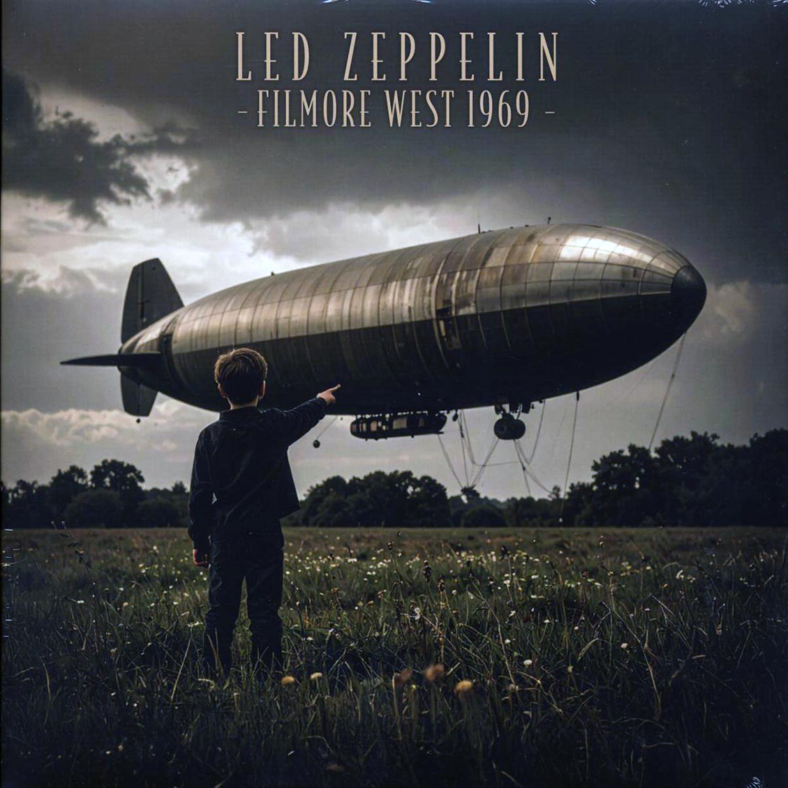 Led Zeppelin - Filmore West 1969 (ltd. ed.) (2xLP) (clear vinyl) vinyl LP front cover