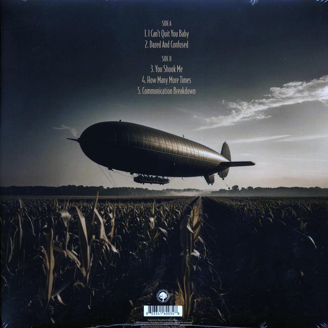 Led Zeppelin - Filmore West 1969 (ltd. ed.) (2xLP) (clear vinyl) vinyl LP back cover