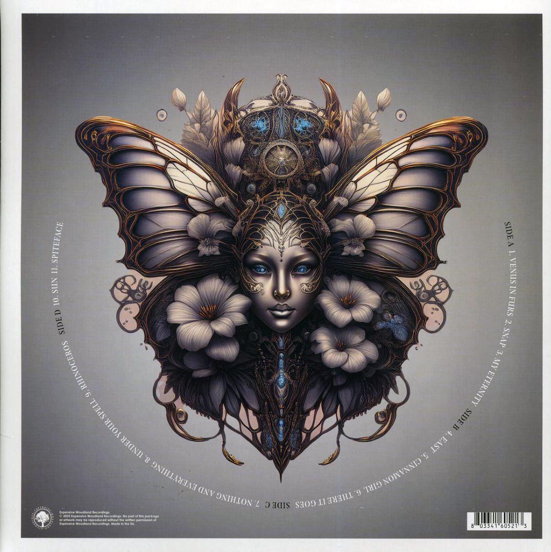 Smashing Pumpkins - WZRD-FM 89 (ltd. ed.) (2xLP) (clear vinyl) vinyl LP back cover