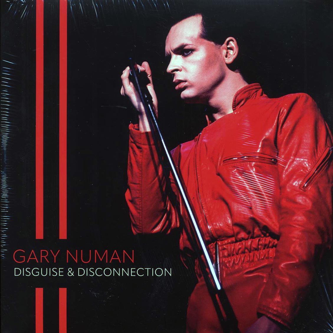 Gary Numan - Disguise & Disconnection: Live At The Hammersmith Odeon, London (ltd. ed.) (2xLP) (clear vinyl) vinyl LP front cover