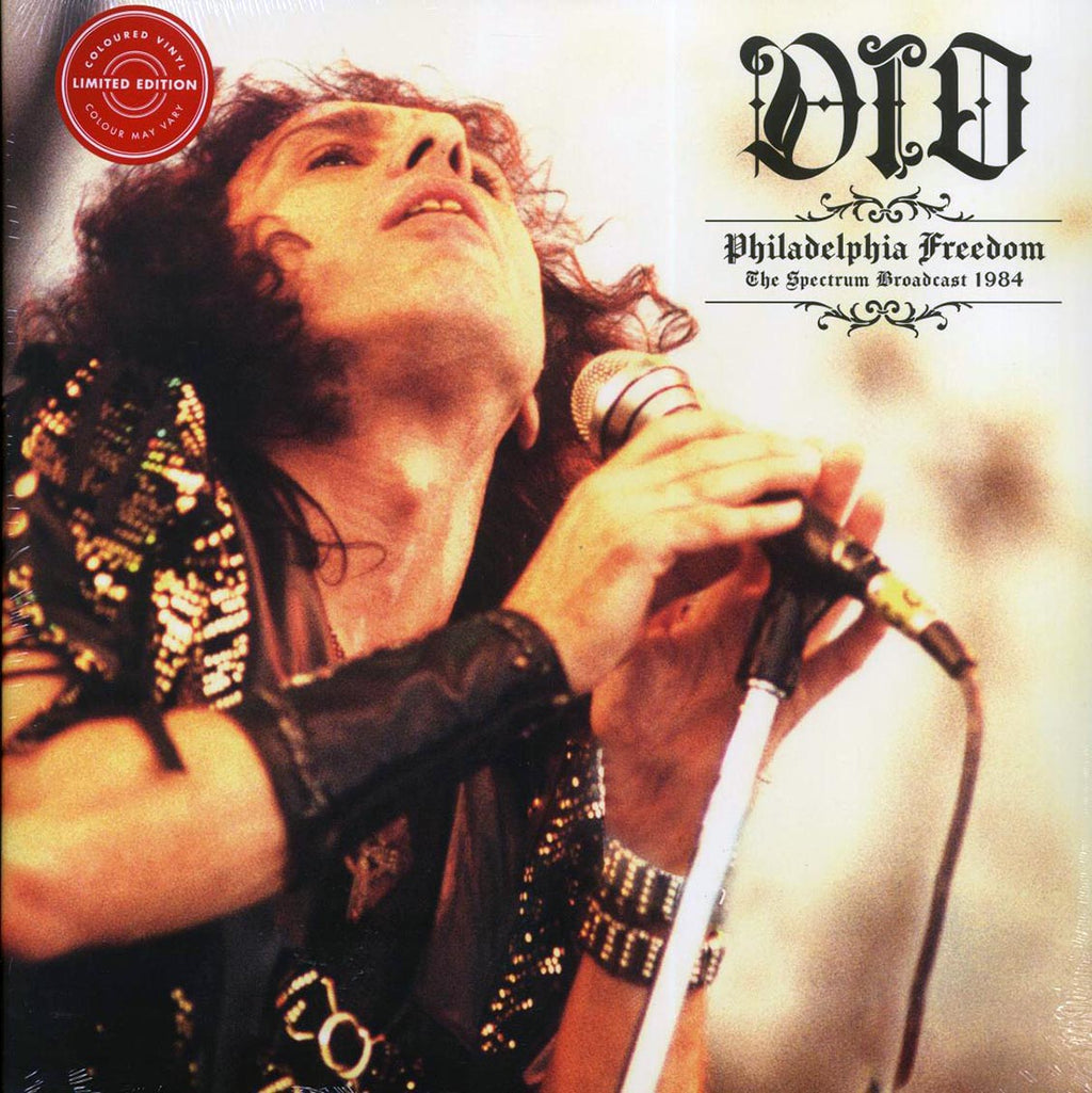 Dio - Philadelphia Freedom: The Spectrum Broadcast 1984 (2xLP) (clear vinyl) vinyl LP front cover