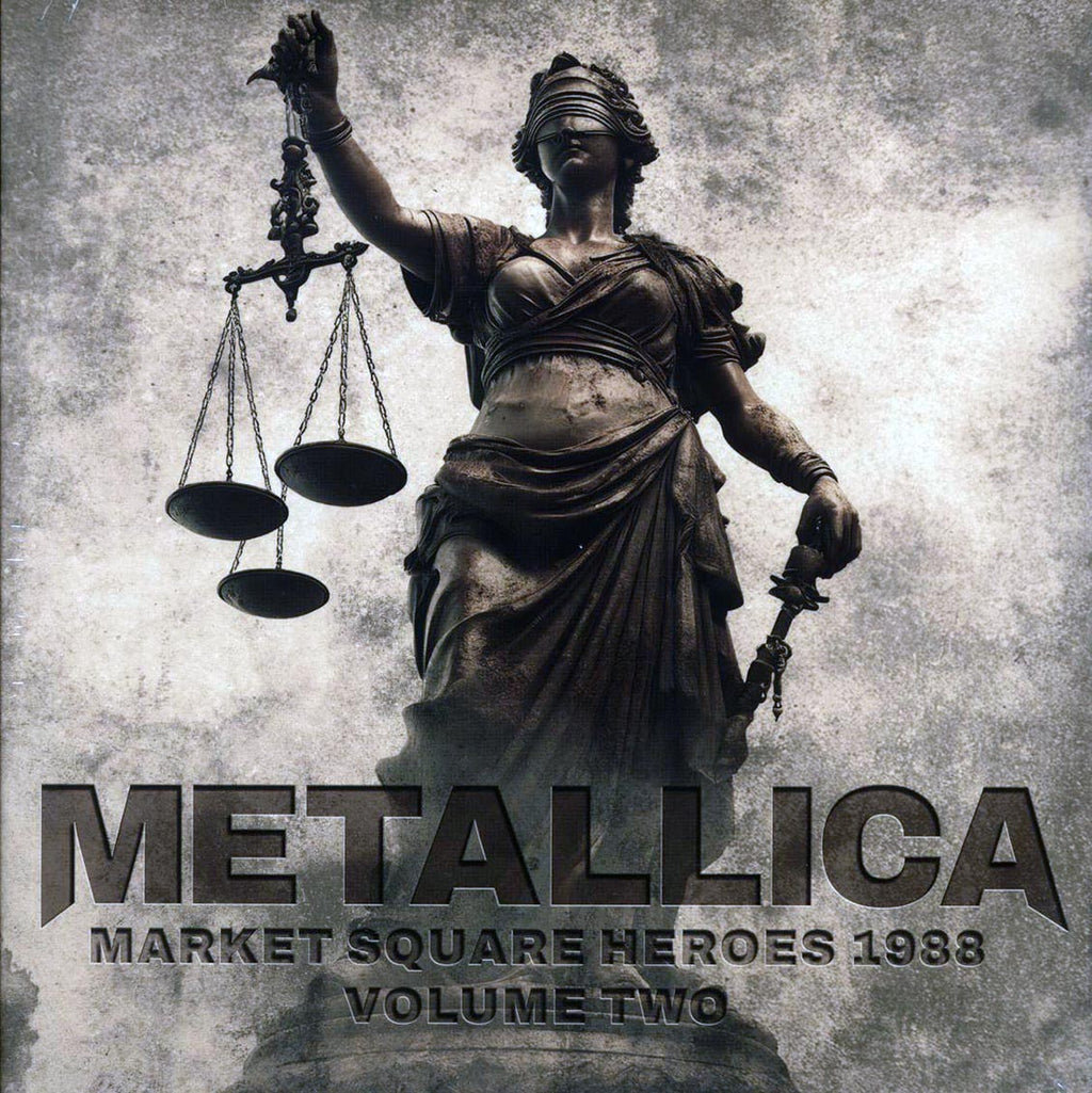 Metallica - Market Square Heroes 1988 Volume 2 (2xLP) (clear vinyl) vinyl LP front cover