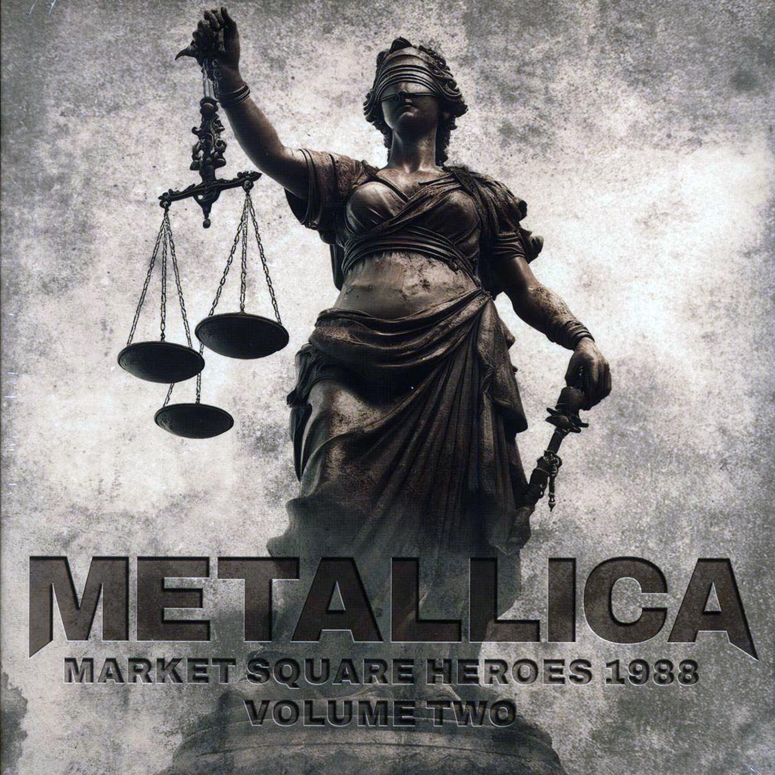 Metallica - Market Square Heroes 1988 Volume 2 (2xLP) (clear vinyl) vinyl LP front cover