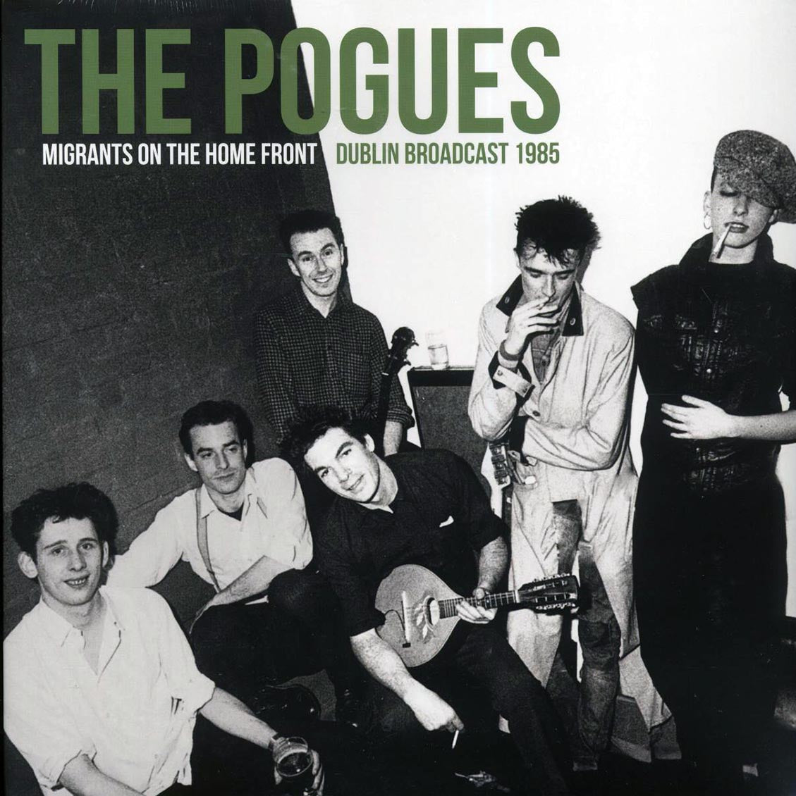 The Pogues - Migrants On The Home Front: Dublin Broadcast 1985 (ltd. ed.) (2xLP) (red vinyl) vinyl LP front cover