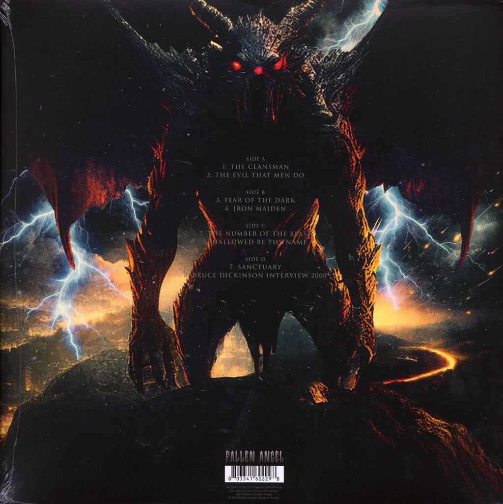 Iron Maiden - Nightmare Over Nijmegen Volume 2 (ltd. ed.) (2xLP) (red/white splatter vinyl) vinyl LP back cover