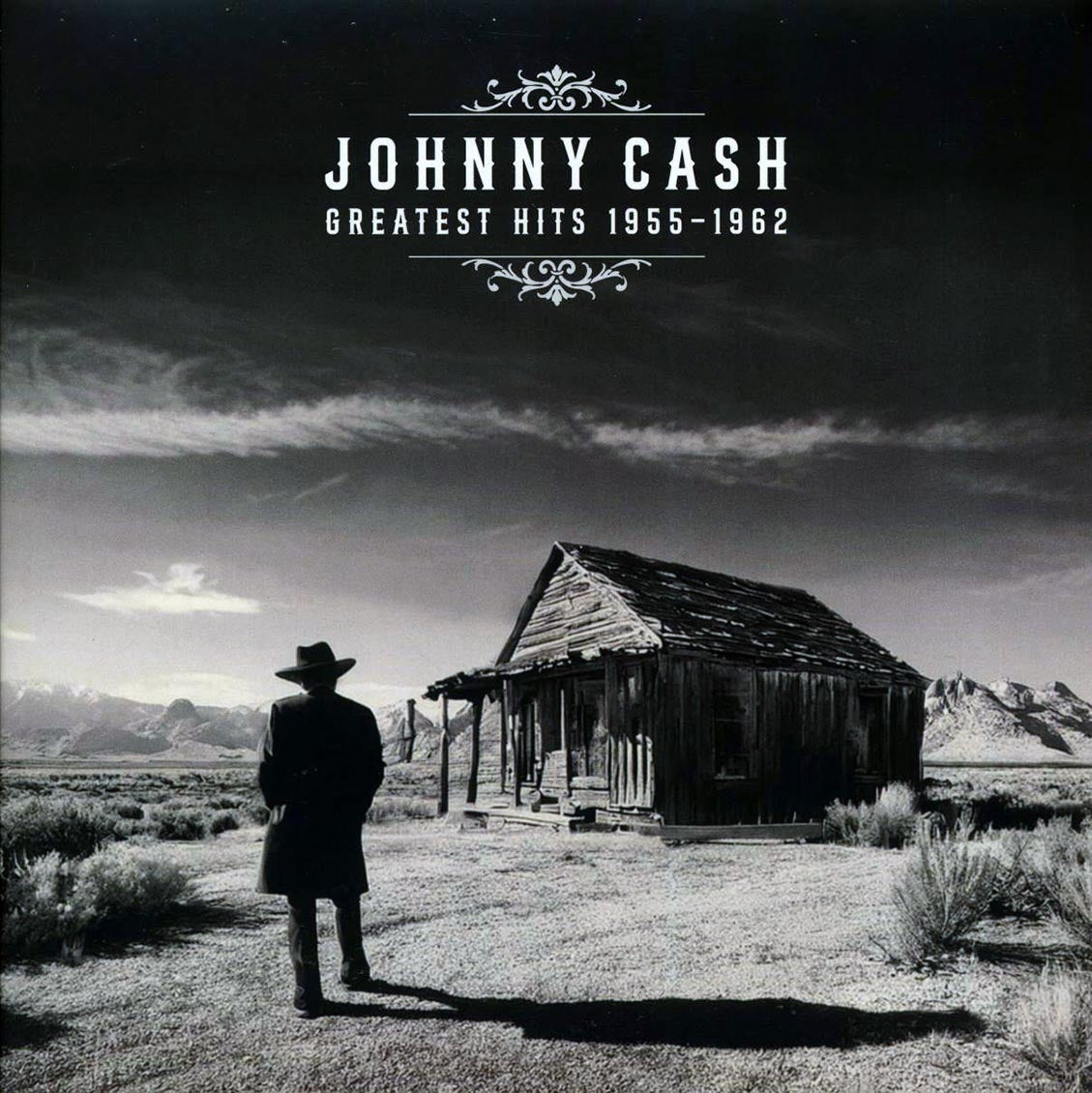 Johnny Cash - Greatest Hits 1955-1962 (ltd. ed.) (clear vinyl) vinyl LP front cover