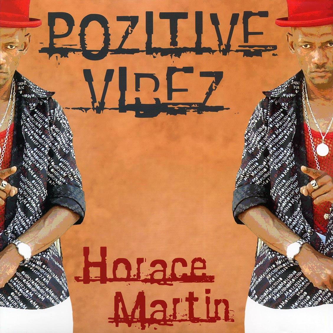 Horace Martin - Pozitive Vibez vinyl LP front cover