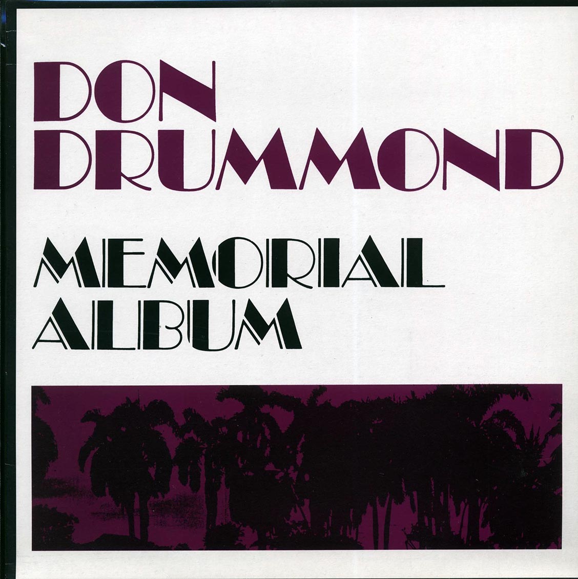 Don Drummond - Memorial Album vinyl LP front cover
