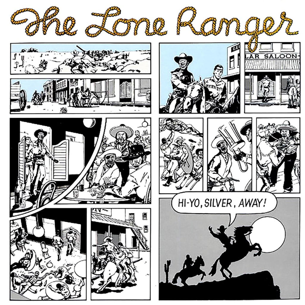 Lone Ranger - Hi Yo Silver Away vinyl LP front cover