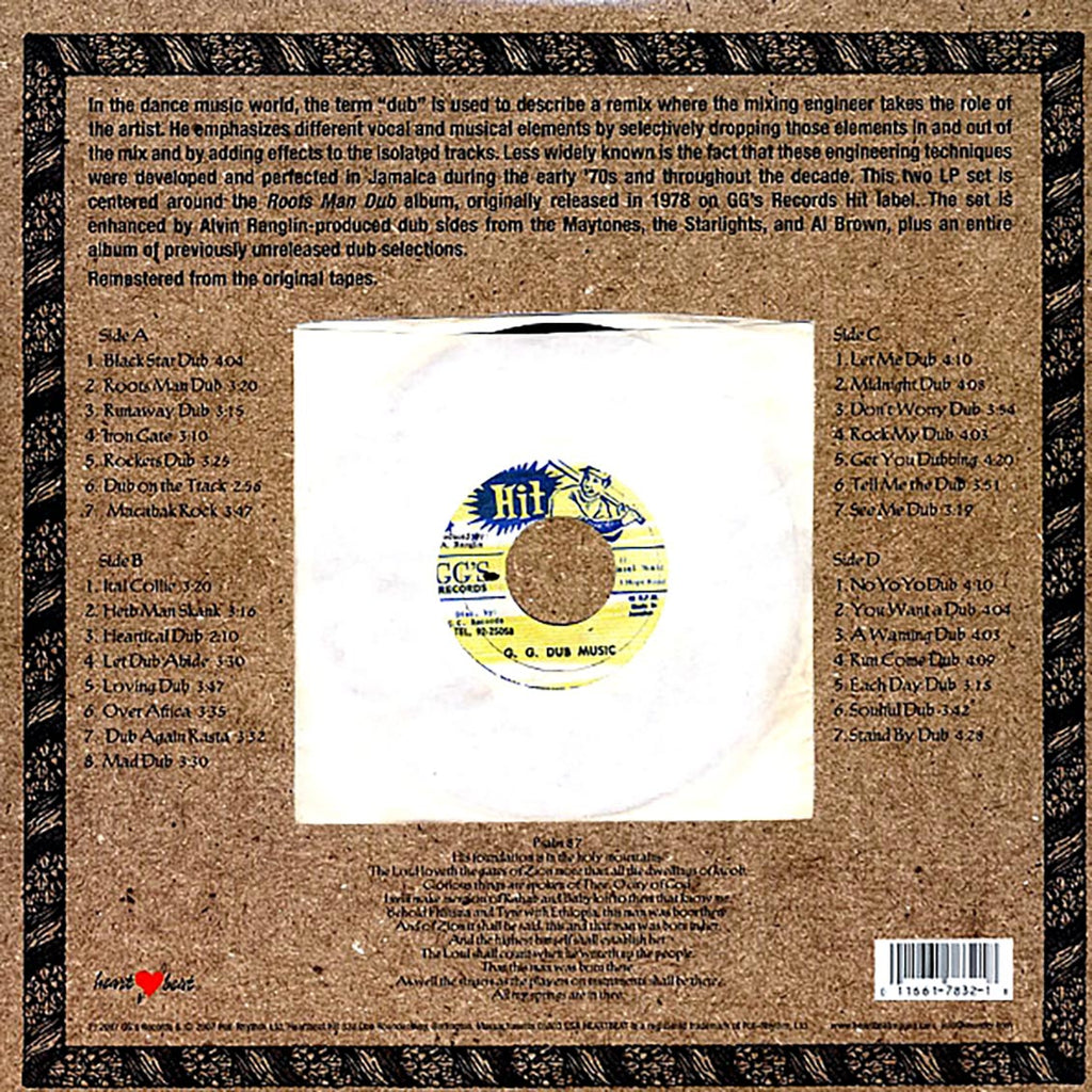 The Revolutionaries - Roots Man Dub (2xLP) vinyl LP back cover
