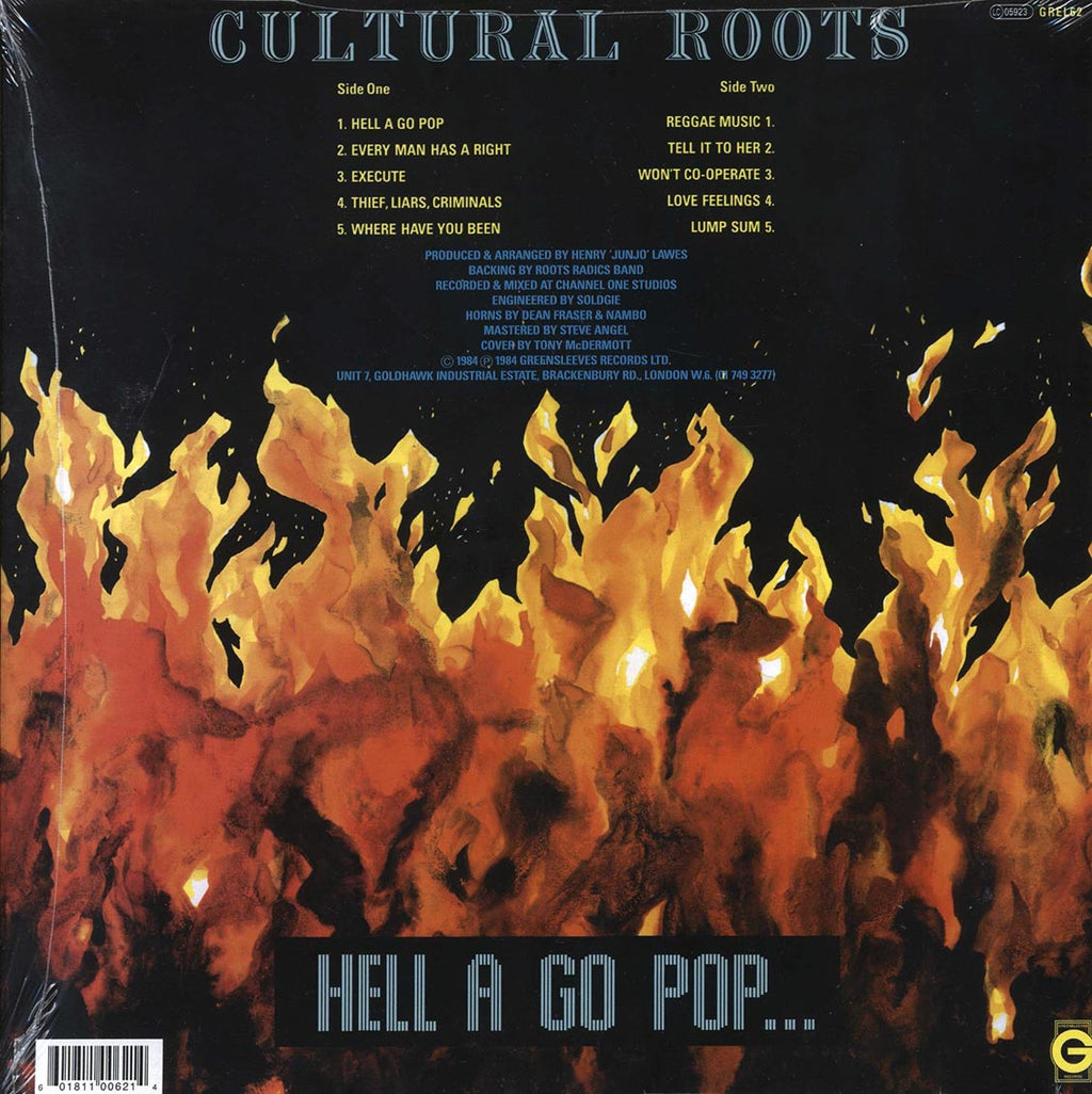 Cultural Roots - Hell A Go Pop vinyl LP back cover