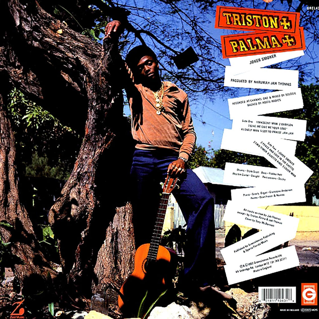Triston Palmer - Joker Smoker vinyl LP back cover