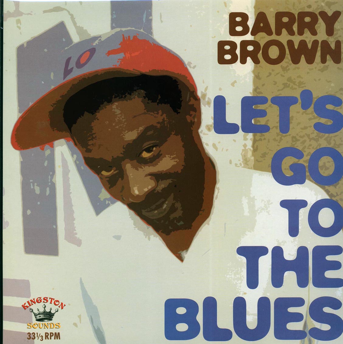 Barry Brown - Let's Go To The Blues (180g) vinyl LP front cover