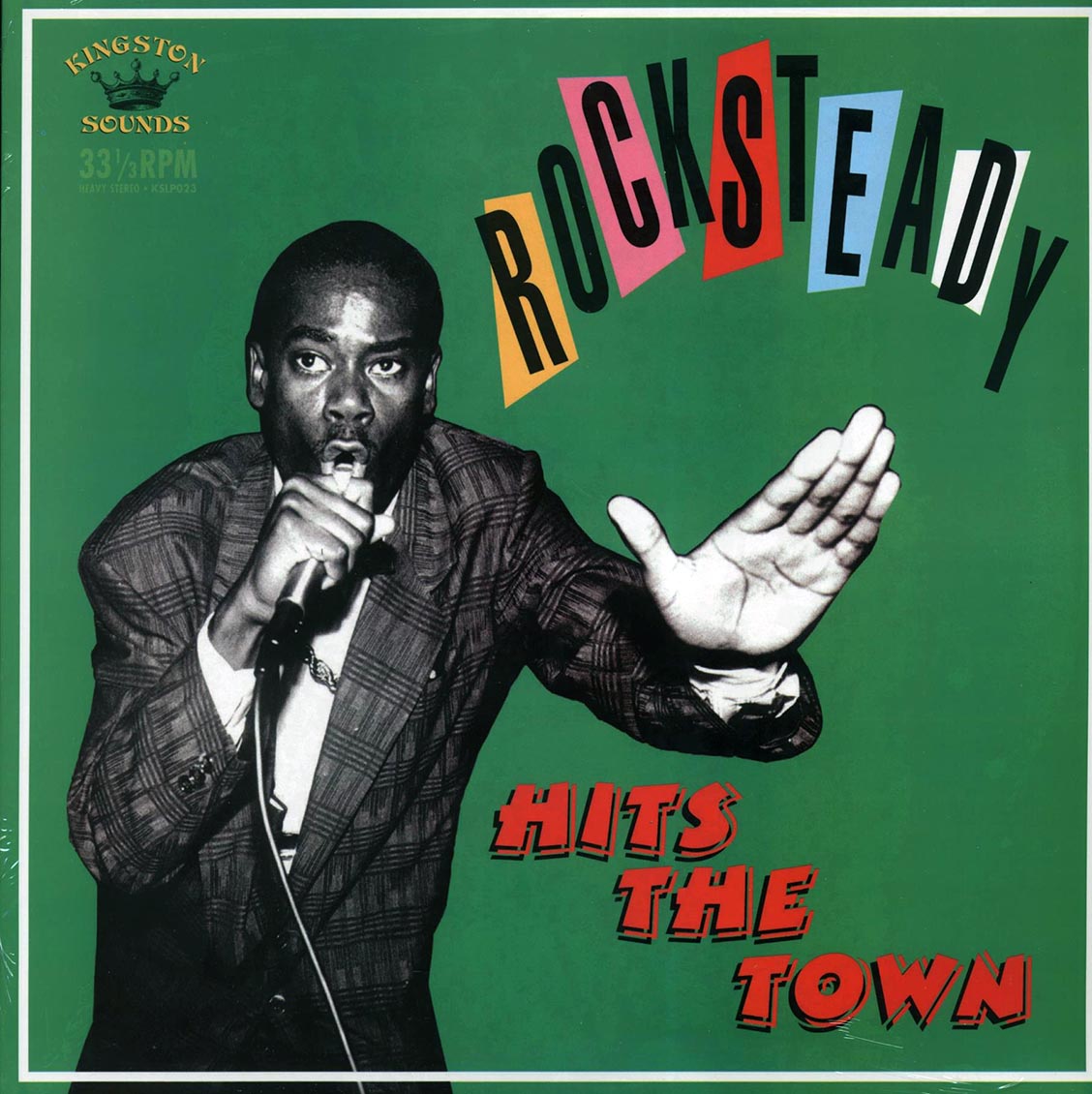 Lester Sterling, Glen Adams, Uniques, Etc. - Rocksteady Hits The Town (180g) vinyl LP front cover