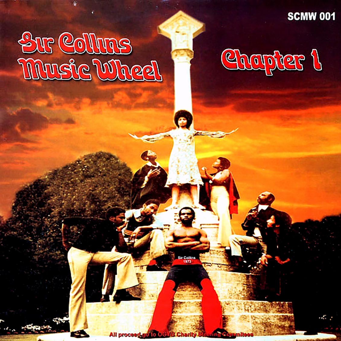 Sir Collins, Alton Ellis, Owen Gray, Gene Rondo, Etc. - Sir Collins Music Wheel Chapter 1 vinyl LP front cover