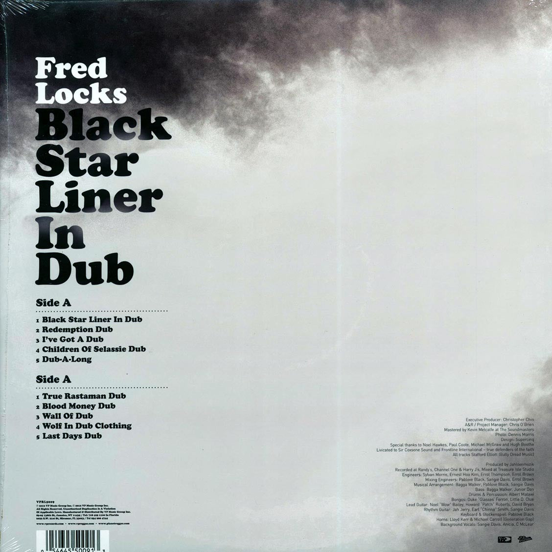 Fred Locks - Black Star Liner In Dub vinyl LP back cover