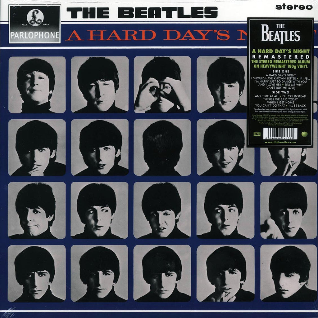 The Beatles - A Hard Day's Night (stereo) (180g) vinyl LP front cover