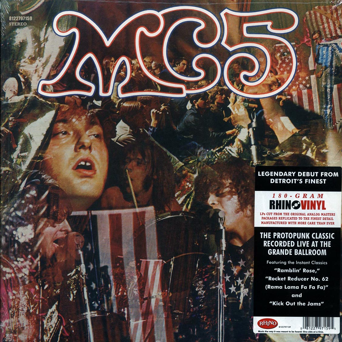 MC5 - Kick Out The Jams (180g) vinyl LP front cover