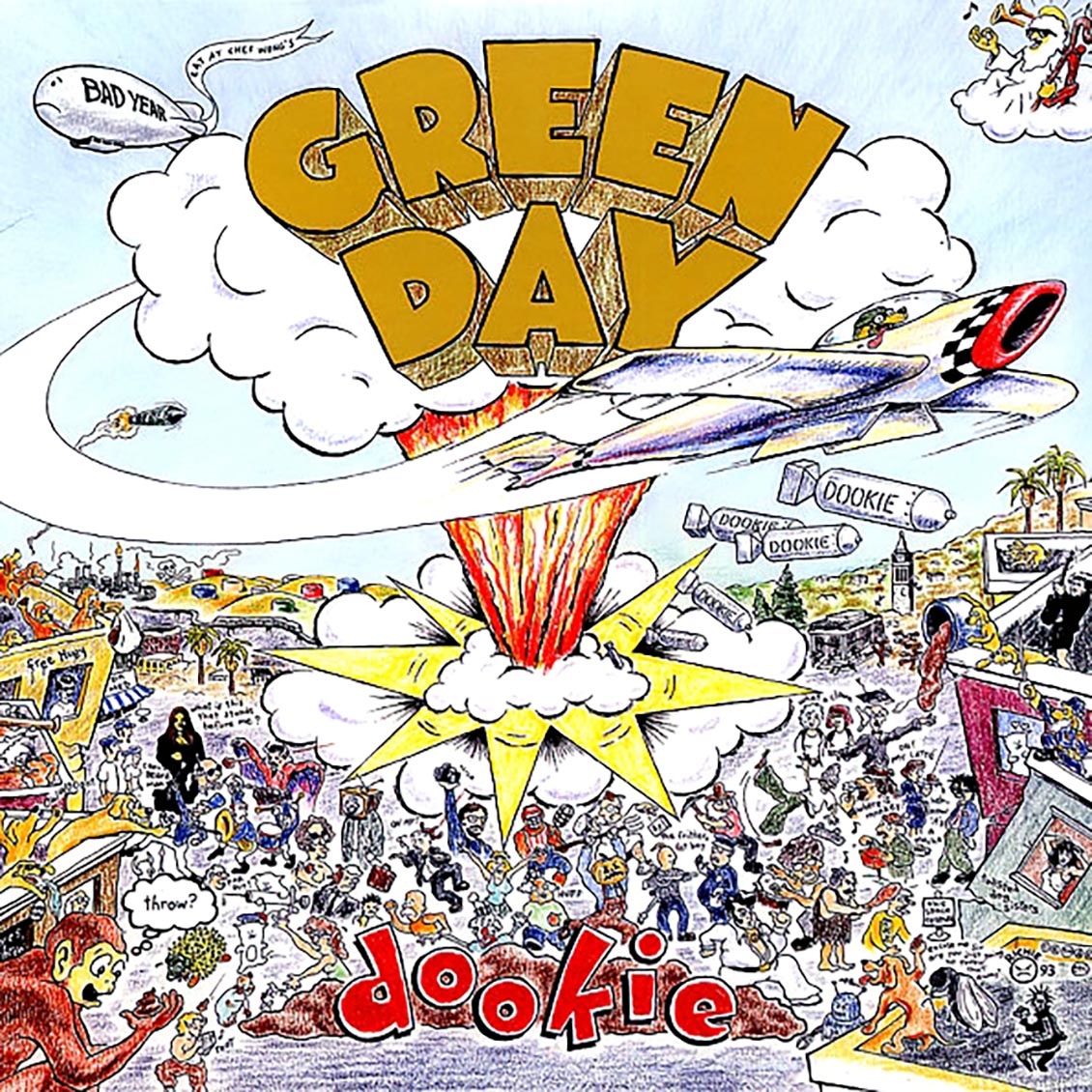 Green Day - Dookie vinyl LP front cover