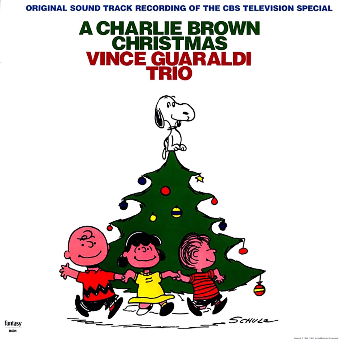 Vince Guaraldi Trio - A Charlie Brown Christmas (colored vinyl) vinyl LP front cover