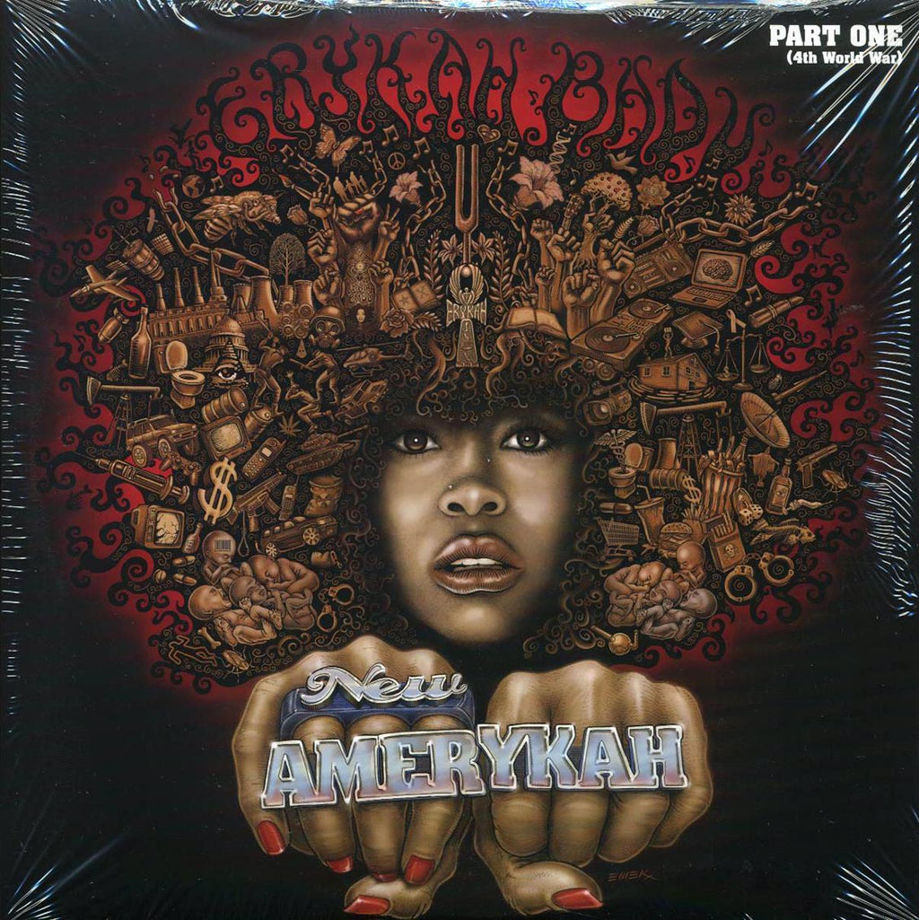 Erykah Badu - New Amerykah Part One: 4th World War (2xLP) vinyl LP front cover