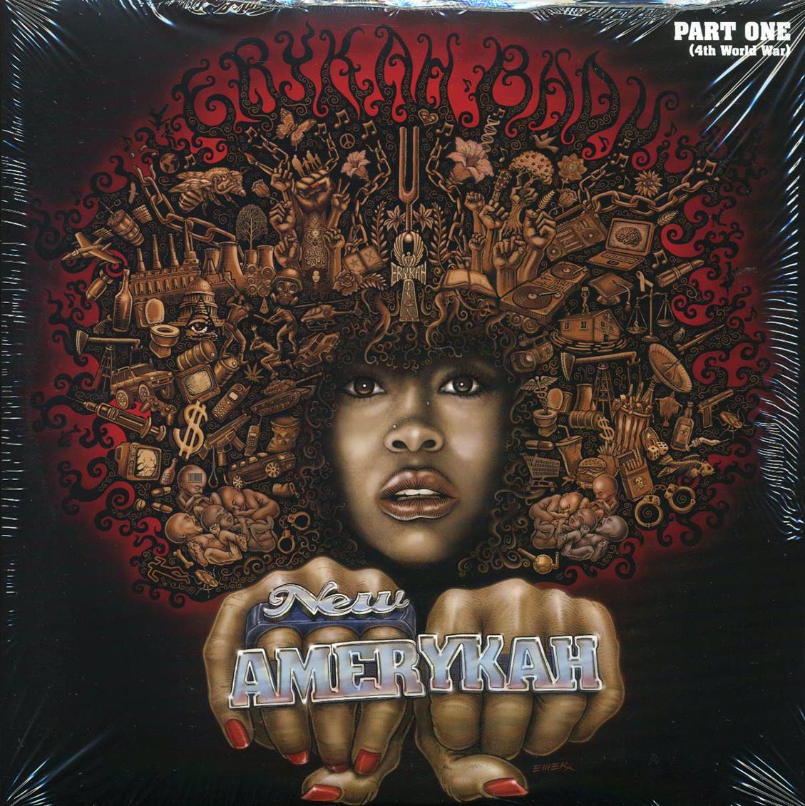 Erykah Badu - New Amerykah Part One: 4th World War (2xLP) vinyl LP front cover