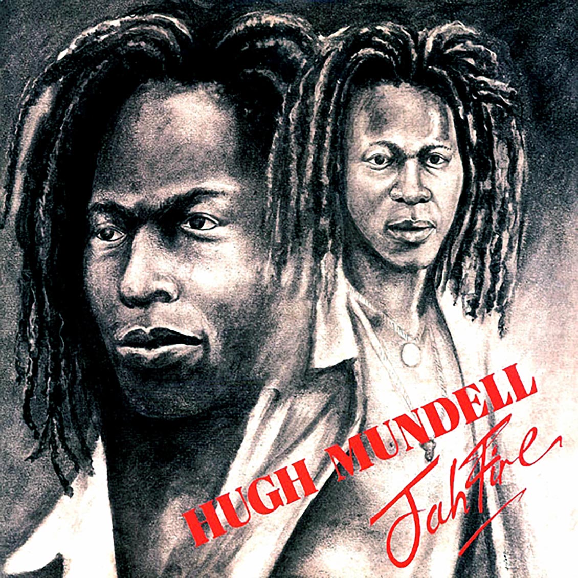 Hugh Mundell, Lacksley Castell - Jah Fire vinyl LP front cover