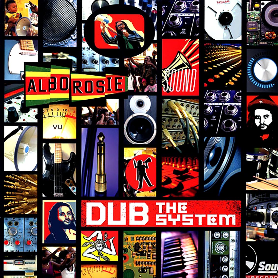 Alborosie - Dub The System vinyl LP front cover